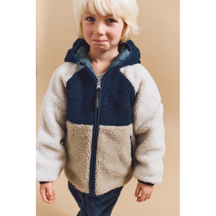 JACKSON REVERSIBLE JACKET BLEU - LIEWOOD