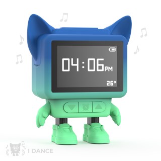 DANCING CLOCK BLUE - MOB
