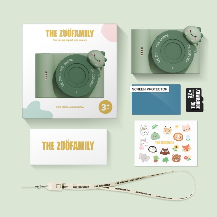 URBAN ZOO DINO GREEN - THE ZOO FAMILY