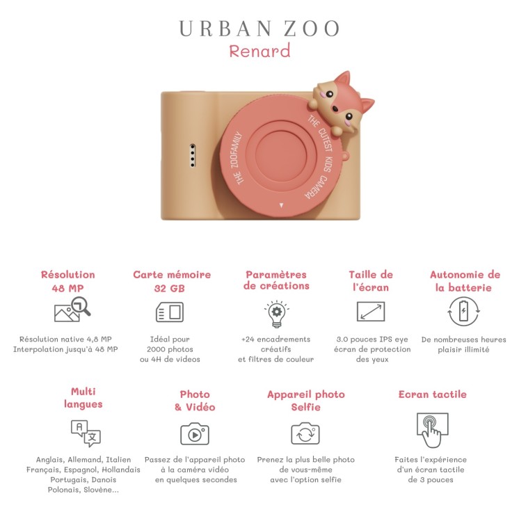 URBAN ZOO FOX - THE ZOO FAMILY