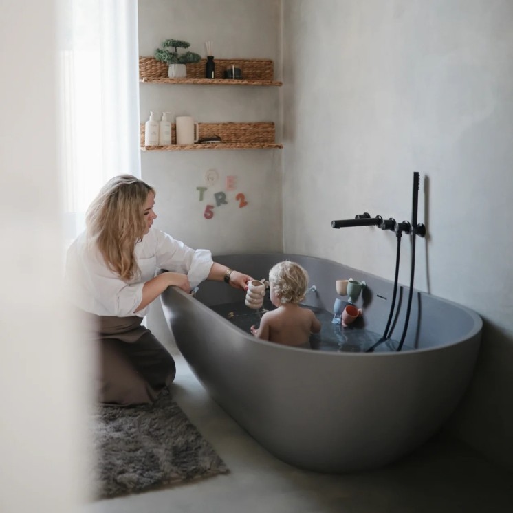 BATH SET POUR&PLAY - MUSHIE