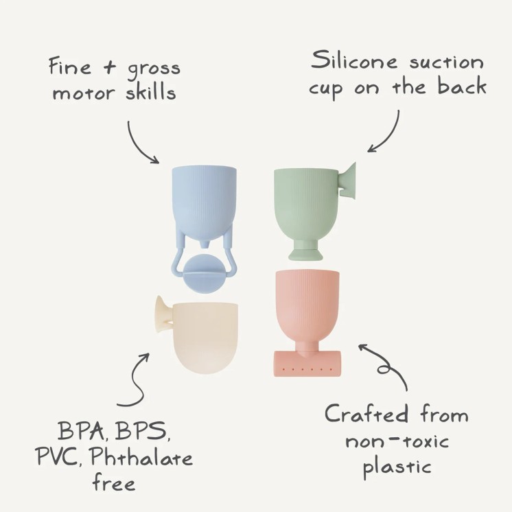 BATH SET POUR&PLAY - MUSHIE