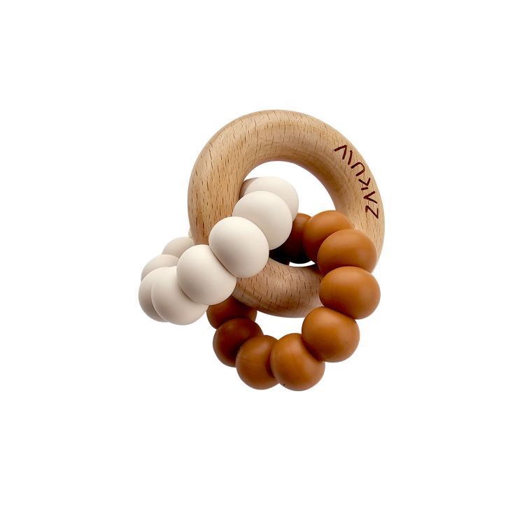 ANNEAU DE DENTITION SEDNA CHATAIGNE - ZAKUW