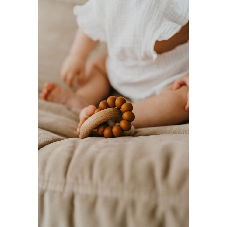 ANNEAU DE DENTITION SEDNA CHATAIGNE - ZAKUW