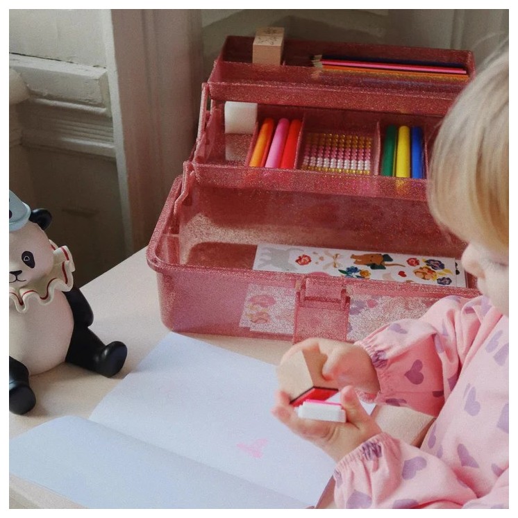 CREATIVE ART CADDY GLITTER - KONGES SLOJD