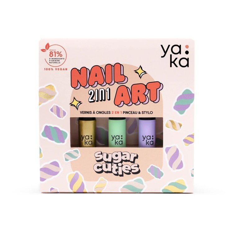 KIT NAIL ART SUGAR CUTIES - YAKA PARIS