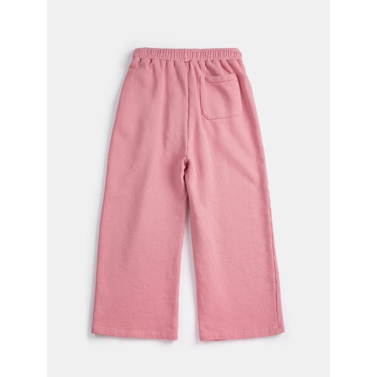 PINK STRAIGHT JOGGING PANTS - BOBO CHOSES