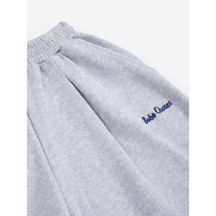 GREY STRAIGHT JOGGING PANTS - BOBO CHOSES