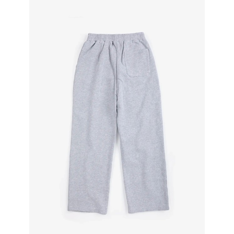 GREY STRAIGHT JOGGING PANTS - BOBO CHOSES