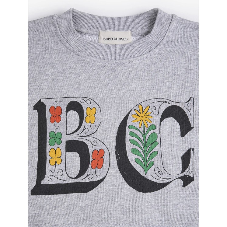 SPRING LETTERS CROPPED SWEATSHIRT - BOBO CHOSES