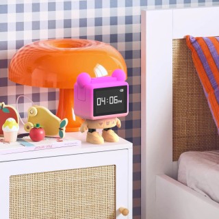 DANCING CLOCK PINK- MOB