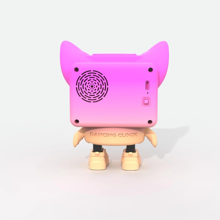 DANCING CLOCK PINK- MOB