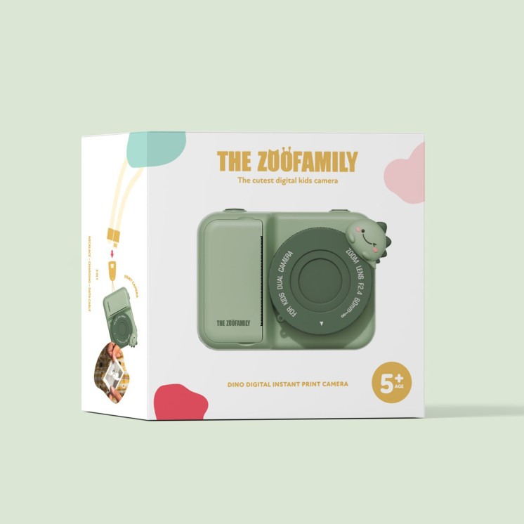 ZOO PRINT DINO - THE ZOO FAMILY