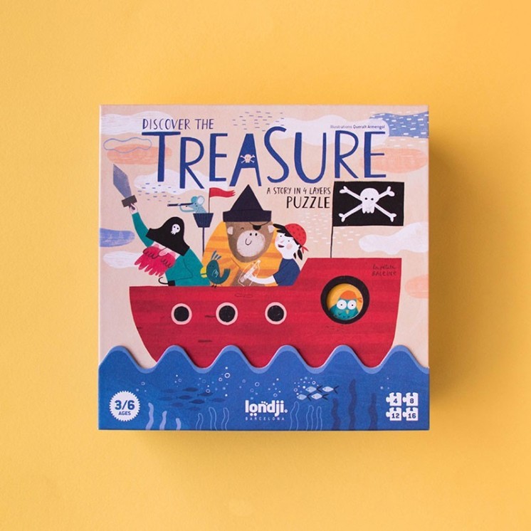 PUZZLE DISCOV THE TREASURE - LONDJI
