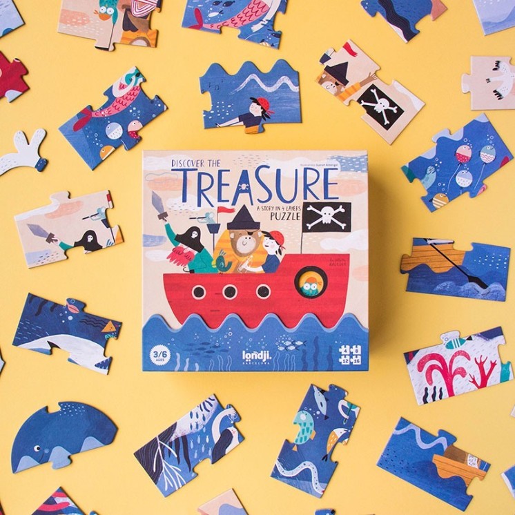 PUZZLE DISCOV THE TREASURE - LONDJI