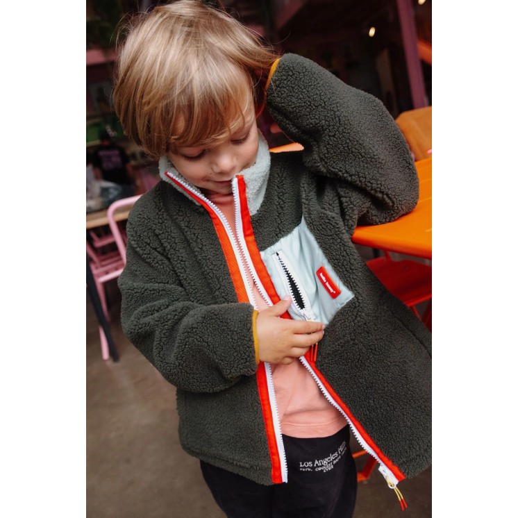 VESTE POLAIRE FLUFFY FOREST - HELLO HOSSY