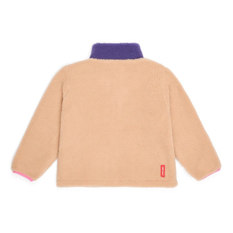 VESTE POLAIRE PLUM BEIGE - HELLO HOSSY