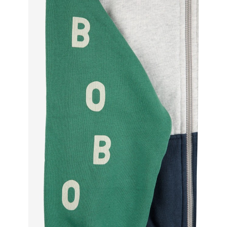 SWEAT ZIPPE COLOR BLOCK - BOBO CHOSES