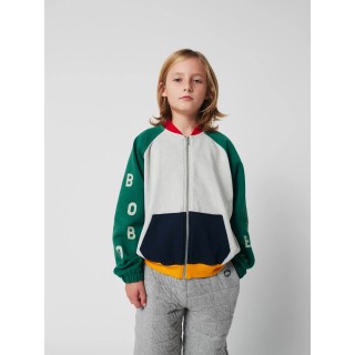 SWEAT ZIPPE COLOR BLOCK - BOBO CHOSES
