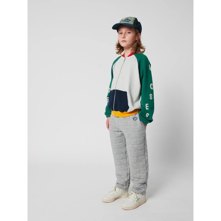 SWEAT ZIPPE COLOR BLOCK - BOBO CHOSES