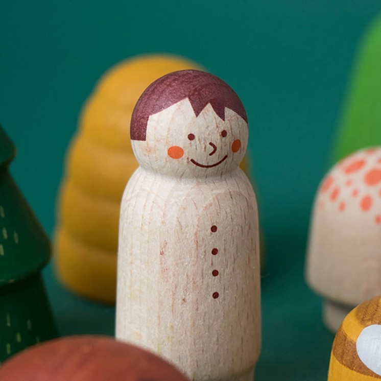 Wooden World Forest – Jeu en bois pour enfants | LittleSimone.fr