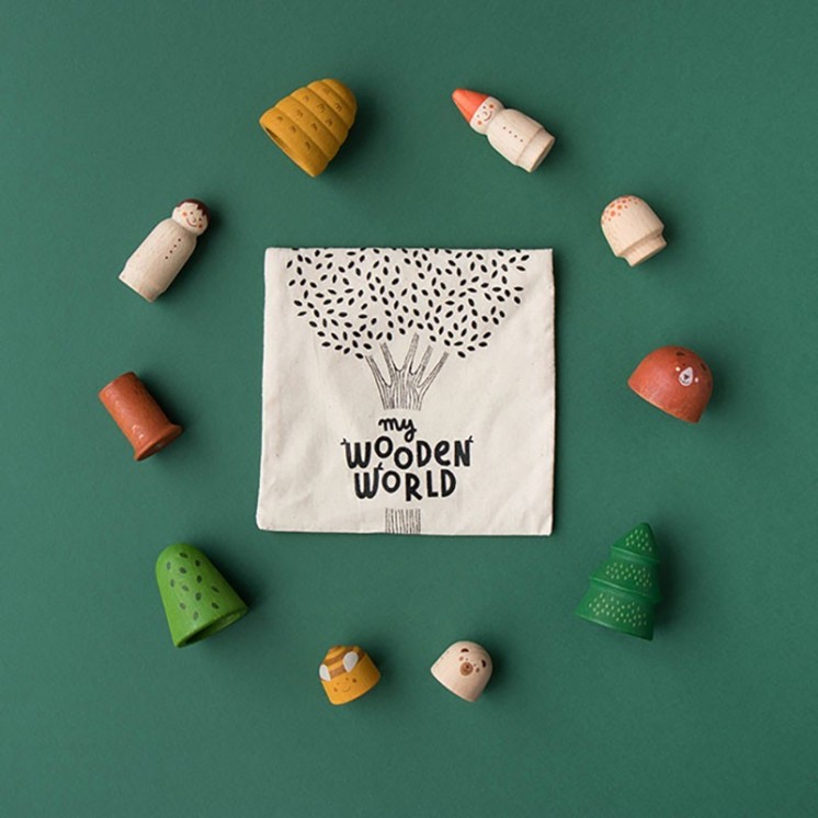 Wooden World Forest – Jeu en bois pour enfants | LittleSimone.fr