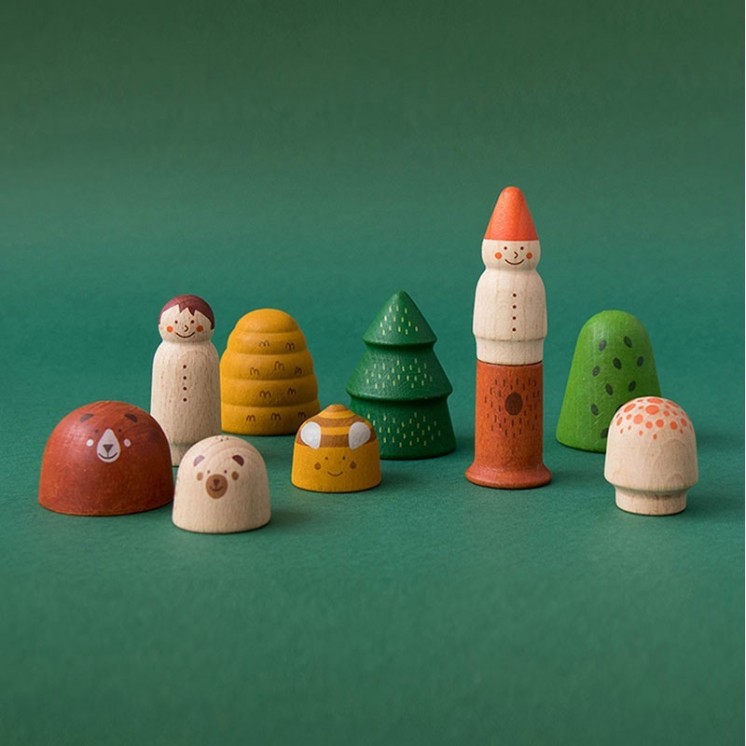 Wooden World Forest – Jeu en bois pour enfants | LittleSimone.fr