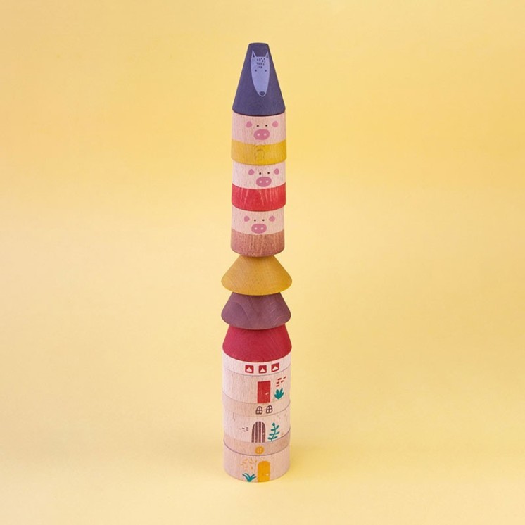 My Three Little Pigs – Jeu en bois pour enfants | LittleSimone.fr