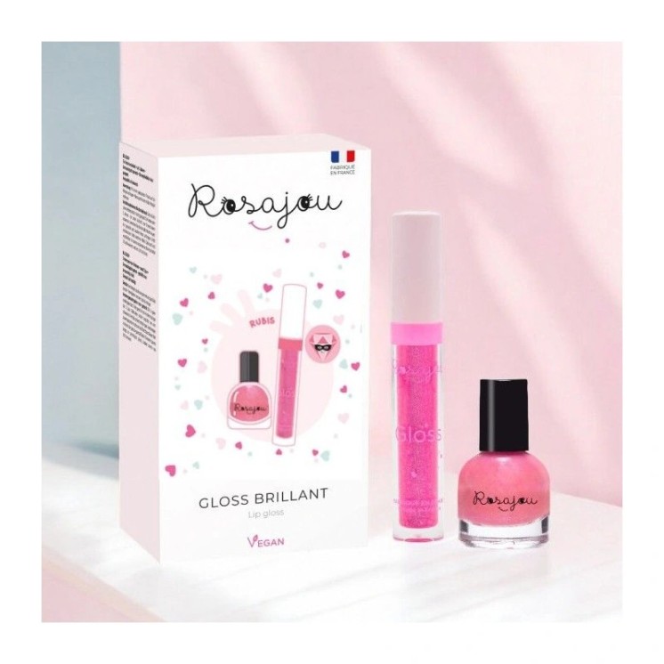 COFFRET DUO GLOSS RUBIS - ROSAJOU