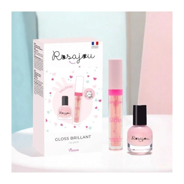 COFFRET DUO GLOSS BALLERINE - ROSAJOU
