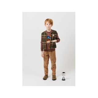 PANTALON VELOURS BEIGE - ARSENE ET LES PIPELETTES