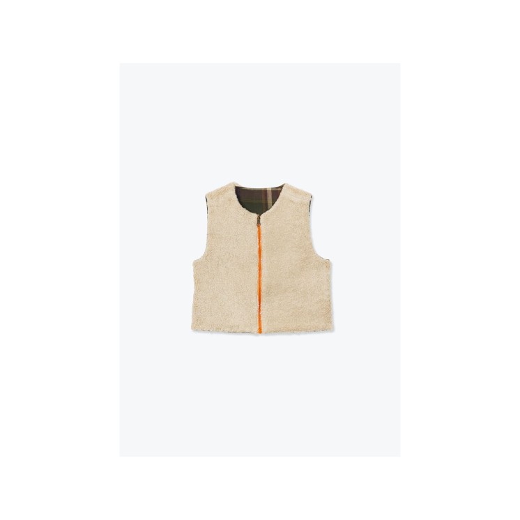 GILET TARTAN REVERSIBLE GIACOMO - ARSENE ET LES PIPELETTES